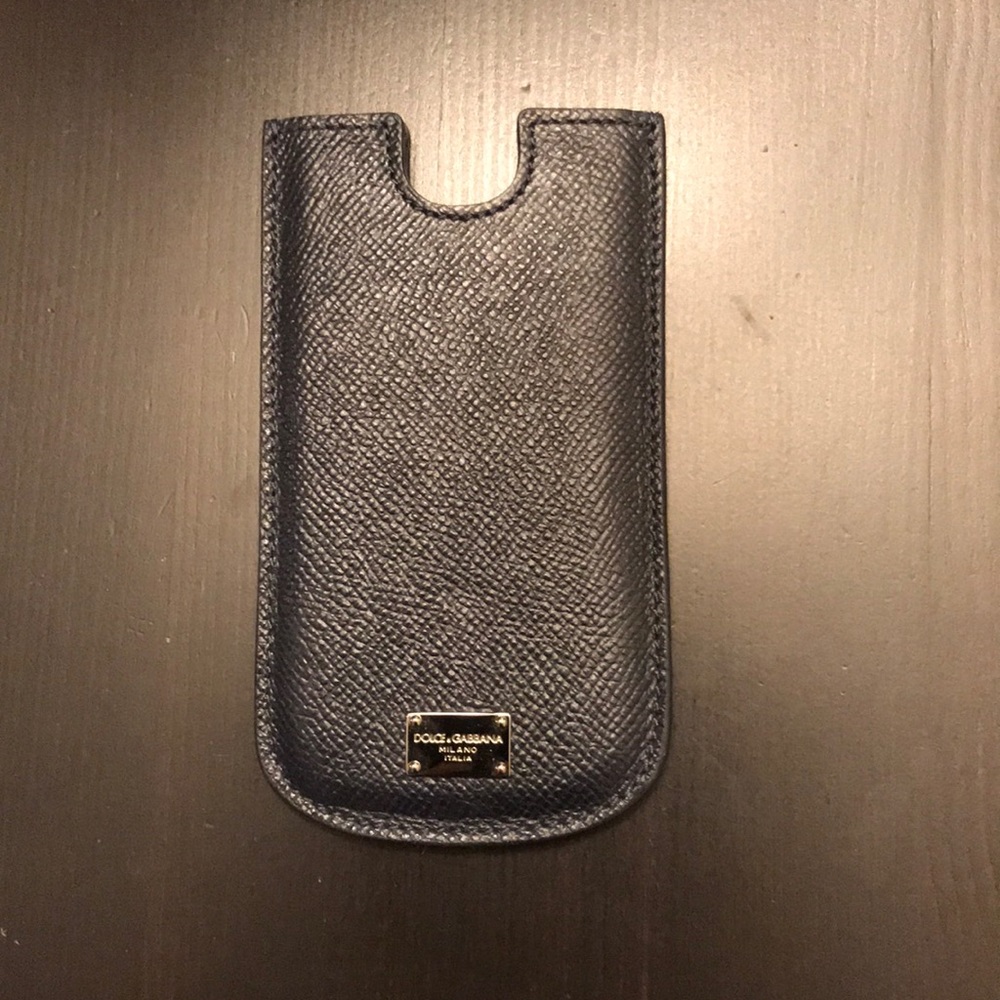 Leather Dolce and Gabbana Phone Case